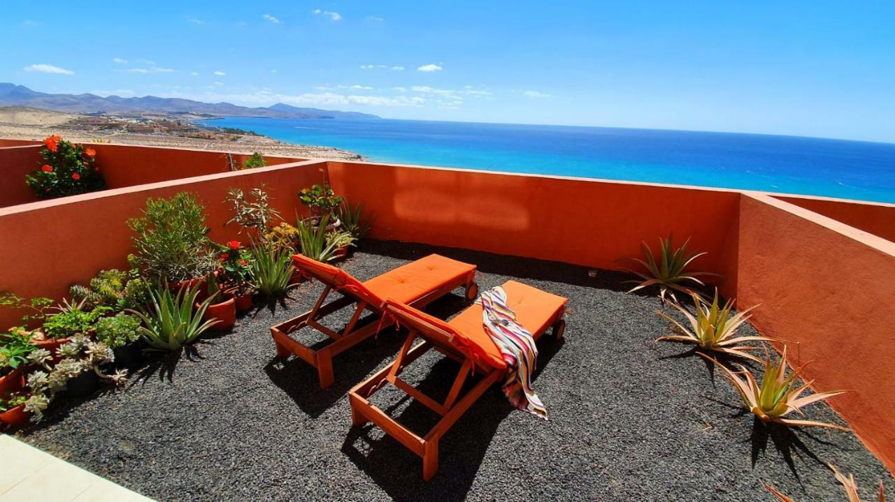 Ferienwohnung Paraiso 2 Costa Calma Meerblick Exteriör bild